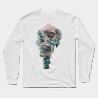 Skull Explosion Long Sleeve T-Shirt